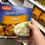 Delicious dish prepared with Lipton onion soup mix