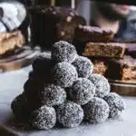 Stack of soft and fluffy cookies, showcasing the perfect texture