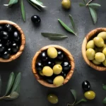 black olives