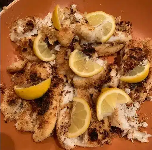 Image of Delicious Lingcod Recipe: A mouthwatering seafood dish featuring tender lingcod fillets. 🐟😋