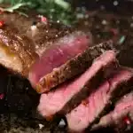 Juicy New York Strip Steak prepared to perfection, showcasing succulent texture and rich flavors