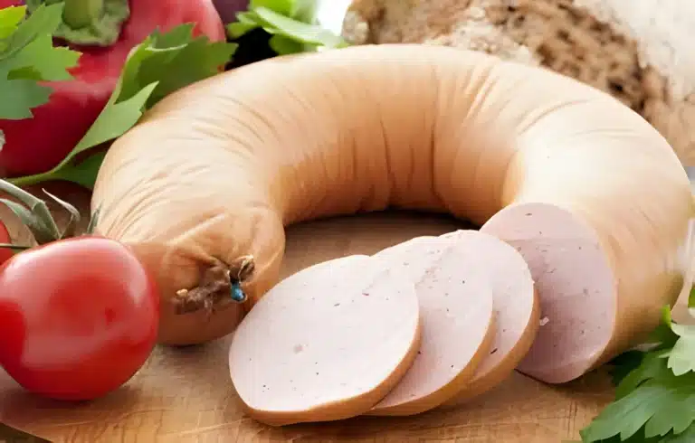 A succulent slice of ring bologna ready to be transformed into your next favorite dish.